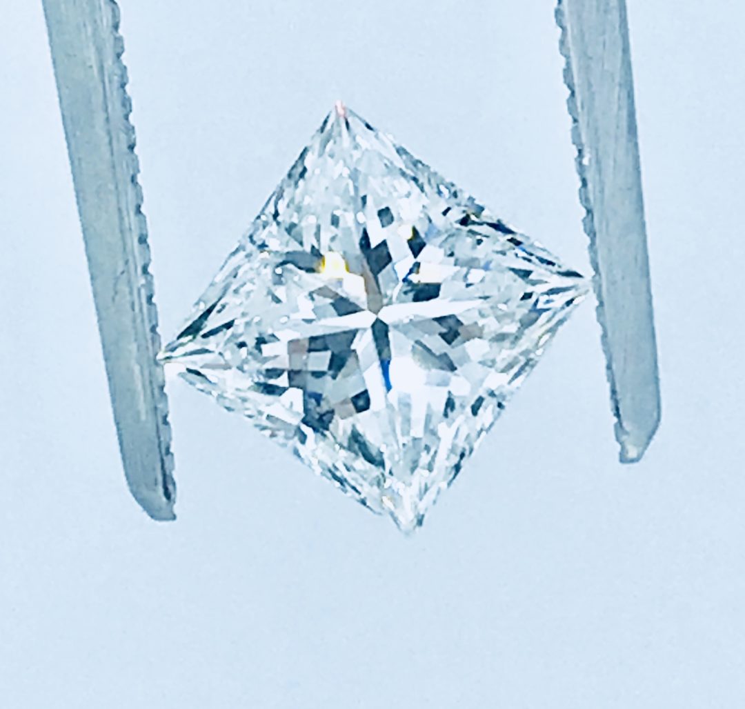 1.55ct Princess Cut Diamond H SI1 GIA-certified