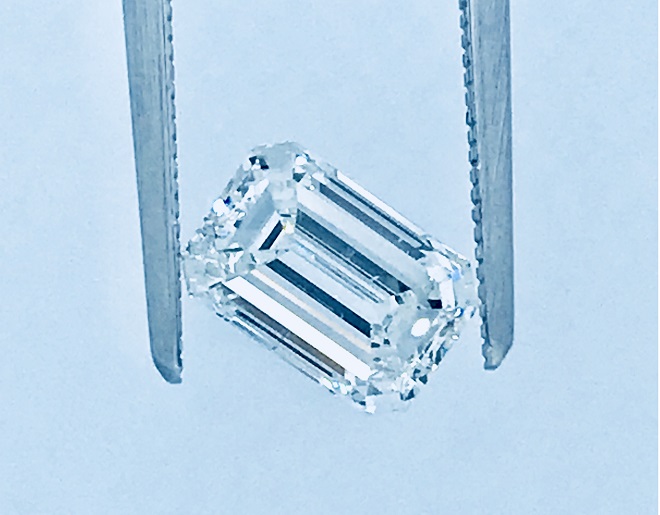 2.01ct Emerald Cut Diamond I SI1 GIA-certified